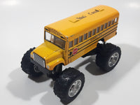 Kinsfun KS 5108 Whistler, Canada Monster Truck School Bus Yellow Pull Back Die Cast Toy Car Vehicle