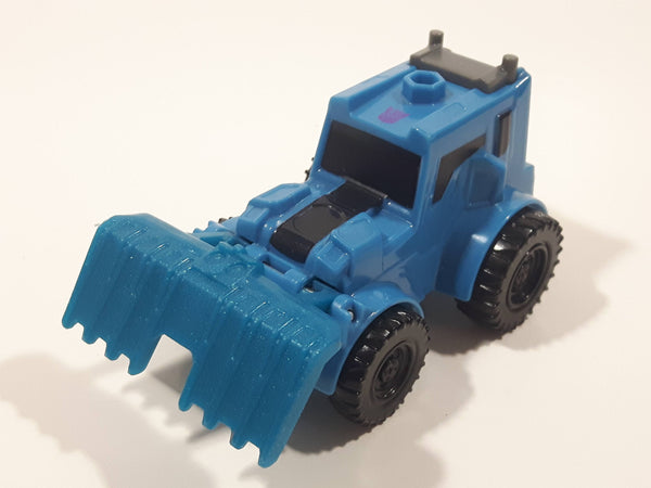 2016 McDonald's Hasbro Transformers Thunderhoof Tractor Blue Plastic Toy Car Vehicle