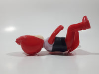 Red Plastic Bike or ATV Style Rider 5 1/4" Tall Toy Figure