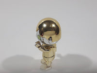 Bonkers Toy RTR-PW Ryan's World Gold Chrome Robot Character 3" Tall Plastic Toy Figure