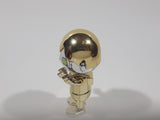 Bonkers Toy RTR-PW Ryan's World Gold Chrome Robot Character 3" Tall Plastic Toy Figure