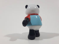 Ganz Webkinz Panda with Blue Bowling Ball 2" Tall PVC Toy Figure