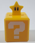 2019 McDonald's Nintendo Super Mario Yellow Question Mark Block with Star Plastic Toy Figure