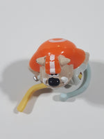 2008 Kinder Surprise Animals Bulldog Hockey Player MPG NV014 1 1/2" Tall Plastic Toy Figure