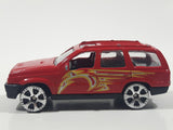 Motor Max No. 6072 Jeep Grand Cherokee Red 1/64 Scale Die Cast Toy Car Vehicle