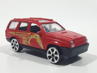 Motor Max No. 6072 Jeep Grand Cherokee Red 1/64 Scale Die Cast Toy Car Vehicle