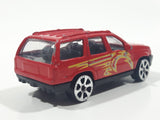 Motor Max No. 6072 Jeep Grand Cherokee Red 1/64 Scale Die Cast Toy Car Vehicle