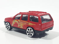 Motor Max No. 6072 Jeep Grand Cherokee Red 1/64 Scale Die Cast Toy Car Vehicle