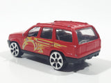 Motor Max No. 6072 Jeep Grand Cherokee Red 1/64 Scale Die Cast Toy Car Vehicle
