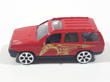 Motor Max No. 6072 Jeep Grand Cherokee Red 1/64 Scale Die Cast Toy Car Vehicle
