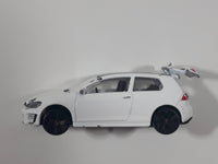 Majorette VW Golf GTI White 1/64 Scale Die Cast Toy Car Vehicle with Opening Rear Hatch