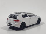 Majorette VW Golf GTI White 1/64 Scale Die Cast Toy Car Vehicle with Opening Rear Hatch