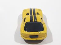 2009 Maisto 1998 Dodge Viper GT2 Yellow With Black Stripes Die Cast Toy Car Vehicle Missing Spoiler