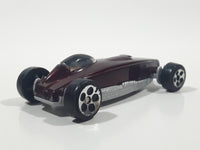 1999 McDonald's Hot Wheels Street Raptor Maroon Dark Red Die Cast Toy Car Vehicle