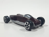 1999 McDonald's Hot Wheels Street Raptor Maroon Dark Red Die Cast Toy Car Vehicle