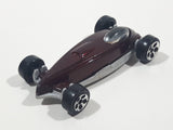 1999 McDonald's Hot Wheels Street Raptor Maroon Dark Red Die Cast Toy Car Vehicle