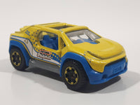 2015 Matchbox MBX Explorers Malibu Marauder Yellow Die Cast Toy Car Vehicle