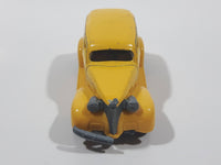 2017 Matchbox Hazardous Materials Team 1939 Chevy Sedan Delivery Van Yellow Die Cast Toy Car Vehicle Busted Front Bumper