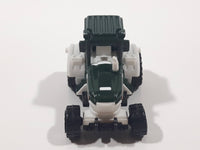 2010 Matchbox Farm Rigs Tractor Forest Green and White Die Cast Toy Car Farm Machinery Vehicle