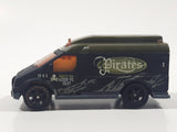 2007 Matchbox Pirates Ambulance Matte Black Die Cast Toy Car Vehicle