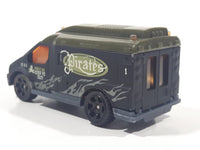 2007 Matchbox Pirates Ambulance Matte Black Die Cast Toy Car Vehicle