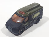 2007 Matchbox Pirates Ambulance Matte Black Die Cast Toy Car Vehicle