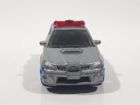 2008 Matchbox City Action Subaru Impreza WRX Police 2007 Silver Die Cast Toy Car Vehicle