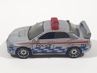 2008 Matchbox City Action Subaru Impreza WRX Police 2007 Silver Die Cast Toy Car Vehicle