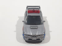 2008 Matchbox City Action Subaru Impreza WRX Police 2007 Silver Die Cast Toy Car Vehicle