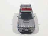 2008 Matchbox City Action Subaru Impreza WRX Police 2007 Silver Die Cast Toy Car Vehicle