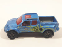 2017 Matchbox Hazardous Materials Team Badlander Truck Metalflake Blue Die Cast Toy Car Vehicle