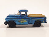 2011 Matchbox Farm Rigs 1957 GMC Stepside Truck Metalflake Blue Die Cast Toy Car Vehicle