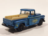 2011 Matchbox Farm Rigs 1957 GMC Stepside Truck Metalflake Blue Die Cast Toy Car Vehicle