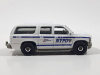 2016 Matchbox Police Rescue 2000 Chevrolet Suburban NYPD White Die Cast Toy Car Emergency Rescue Vehicle