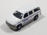 2016 Matchbox Police Rescue 2000 Chevrolet Suburban NYPD White Die Cast Toy Car Emergency Rescue Vehicle