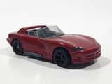 2018 Matchbox Coffee Cruisers Dodge Viper RT 10 Dark Red Die Cast Toy Dream Car Vehicle