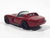 2018 Matchbox Coffee Cruisers Dodge Viper RT 10 Dark Red Die Cast Toy Dream Car Vehicle