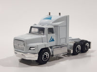 Rare Version Matchbox Ford Aeromax Semi Tractor Truck White Die Cast Toy Dream Car Vehicle