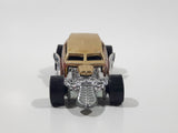 2001 Hot Wheels Surf Crate Gold Die Cast Toy Car Vehicle No Surfboard