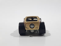2001 Hot Wheels Surf Crate Gold Die Cast Toy Car Vehicle No Surfboard