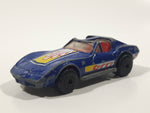 Vintage 1985 Matchbox Superfast Chevrolet Corvette T-Roof Blue Die Cast Toy Car Vehicle