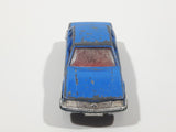 Rare Vintage PlayArt Opel Senator Sedan Blue Die Cast Toy Car Vehicle Made in Hong Kong