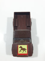 Vintage 1978 Tonka Pickup Truck Brown Pressed Steel Die Cast Toy Car Vehicle Made in Mexico