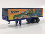 1995 Matchbox Super Rigs Action System Articulated Trailer Dark Blue Die Cast Toy Car Vehicle