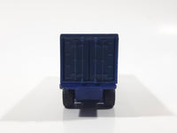 1995 Matchbox Super Rigs Action System Articulated Trailer Dark Blue Die Cast Toy Car Vehicle