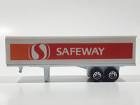 1997 Matchbox Highway Cruisers Safeway Articulated Trailer White Die Cast Toy Car Vehicle