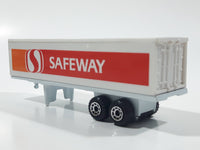 1997 Matchbox Highway Cruisers Safeway Articulated Trailer White Die Cast Toy Car Vehicle