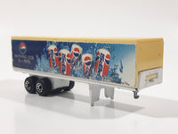 1995 Matchbox Super Rigs Pepsi and Diet Pepsi Articulated Trailer "Nothing Else Is A Pepsi" White Die Cast Toy Car Vehicle