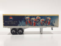 1995 Matchbox Super Rigs Pepsi and Diet Pepsi Articulated Trailer "Nothing Else Is A Pepsi" White Die Cast Toy Car Vehicle