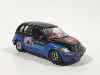 2003 Johnny Lightning Coca Cola Polar Bear 2001 Chrysler PT Cruiser Black and Blue Die Cast Toy Car Vehicle